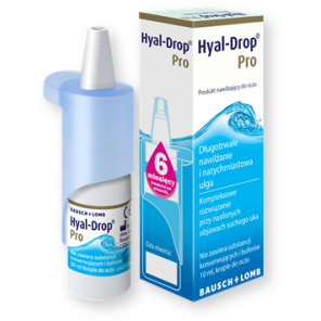 Hyal-Drop Pro, krople do oczu, 10 ml, KRÓTKA DATA - [31.10.2025] - zdjęcie produktu