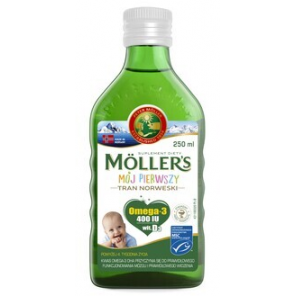 [31.10.2025] Mollers Mój Pierwszy Tran Norweski, płyn, 250 ml, KRÓTKA DATA - [31.10.2025] - zdjęcie produktu