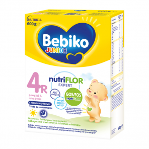 Bebiko Junior 4R, odżywcza formuła na bazie mleka dla dzieci powyżej 2. roku życia, 600 g - zdjęcie produktu