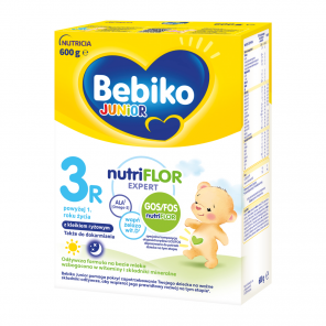 Bebiko Junior 3R, odżywcza formuła na bazie mleka dla dzieci powyżej 1. roku życia 600 g - zdjęcie produktu