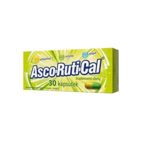 Ascorutical, kapsułki, 30 szt., KRÓTKA DATA - [29.10.2025] - zdjęcie produktu
