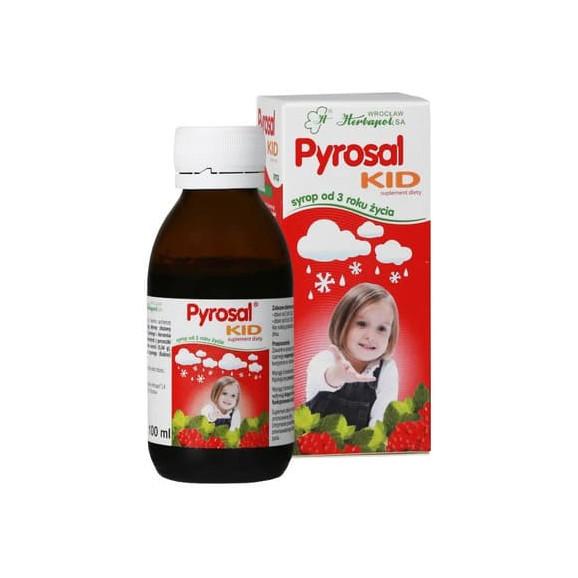 Pyrosal Kid, syrop dla dzieci od 3 lat, 100 ml, KRÓTKA DATA - [31.10.2025] - zdjęcie produktu