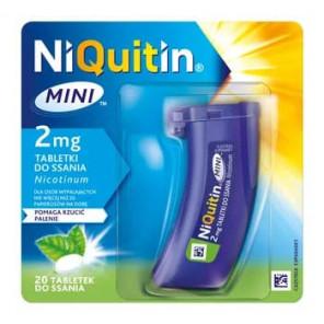 Niquitin Mini, 2 mg, tabletki do ssania, 20 szt., KRÓTKA DATA - [31.10.2025] - zdjęcie produktu