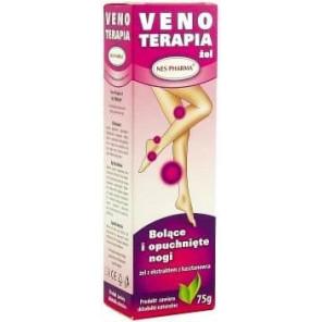 Veno Terapia Nes Pharma, żel z ekstraktem z kasztanowca, 75 g, KRÓTKA DATA - [31.10.2025] - zdjęcie produktu