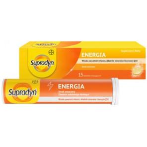 Supradyn Energia, tabletki musujące o smaku owocowym, 15 szt., KRÓTKA DATA - [31.10.2025] - zdjęcie produktu