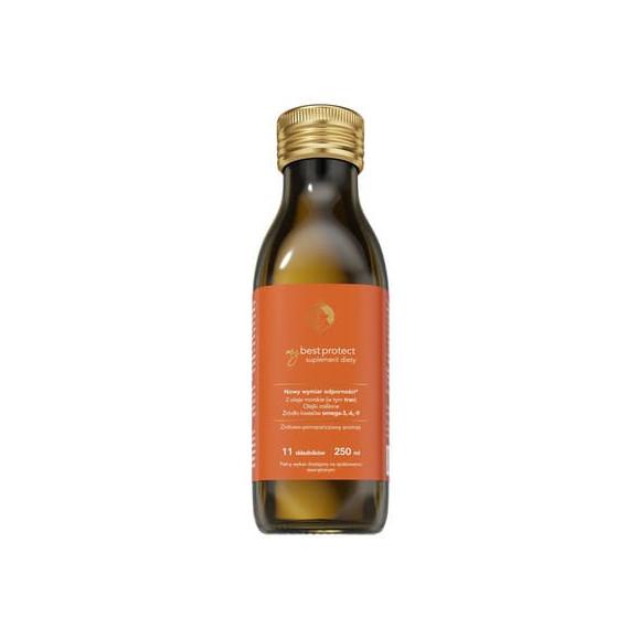MyBest Protect, olej, smak ziołowo-pomarańczowy, 250 ml, KRÓTKA DATA - [31.10.2025] - zdjęcie produktu