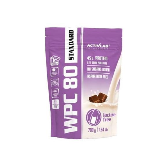 ActivLab WPC 80 Standard Bez Laktozy, odżywka białkowa, smak czekoladowy, 700 g, KRÓTKA DATA - [02.11.2025] - zdjęcie produktu