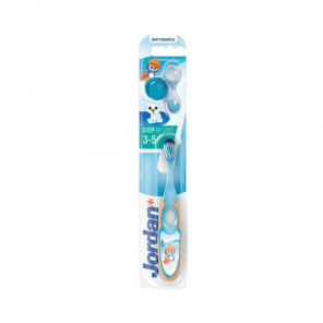 Jordan, szczoteczka do zębów dla dzieci, Step by Step 3-5 lat, soft, 1 szt. - zdjęcie produktu