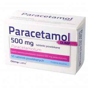 Paracetamol Olimp 500 mg, tabletki, 50 szt. - zdjęcie produktu