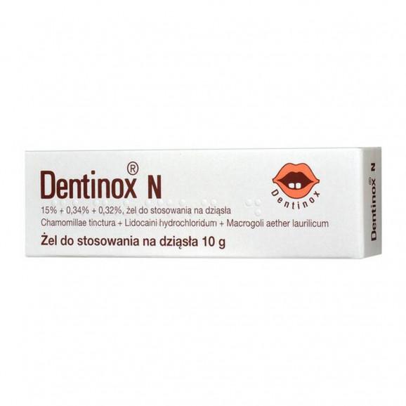 Dentinox N, żel na dziąsła, 10 g Dentinox N, żel na dziąsła, 10 g - zdjęcie produktu