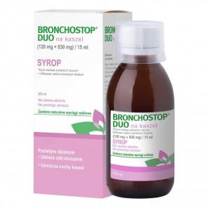 Bronchostop Duo 120 mg + 830 mg/15 ml, syrop, 200 ml - zdjęcie produktu