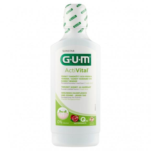 Sunstar Gum Acti Vital, płyn do płukania jamy ustnej, 500 ml Sunstar Gum Acti Vital, płyn do płukania jamy ustnej, 500 ml - zdjęcie produktu