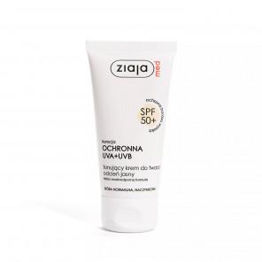 Ziaja Med Kuracja Ochronna UVA+UVB SPF50+, tonujący krem do twarzy, 50 ml - zdjęcie produktu