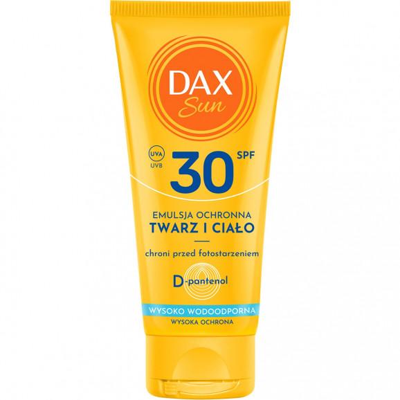 Dax Sun, emulsja ochronna, twarz i ciało, SPF 30, 50 ml - zdjęcie produktu