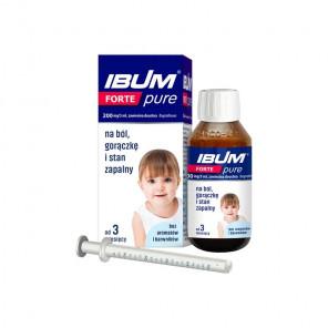 Ibum Forte Pure 200 mg/ 5 ml, zawiesina doustna dla dzieci od 3 miesiąca, 100 g - zdjęcie produktu