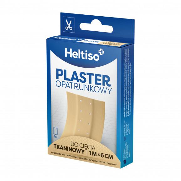 Heltiso, plaster opatrunkowy tkaninowy do cięcia, 1 m x 6 cm, 1 szt. - zdjęcie produktu