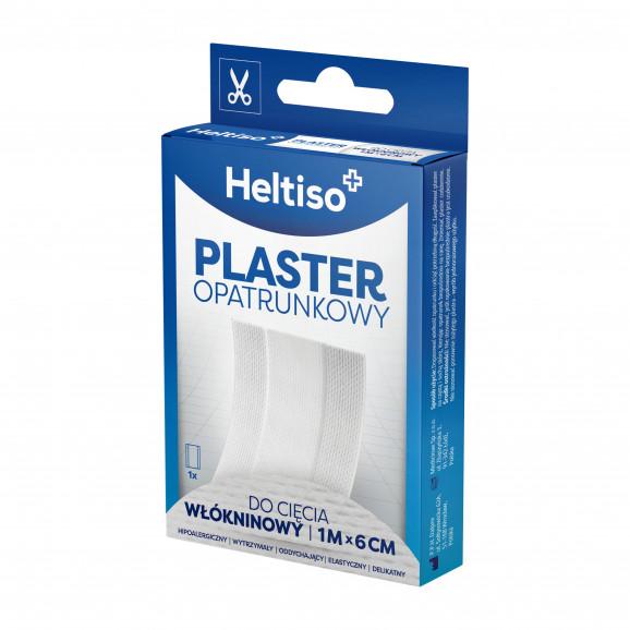 Heltiso, plaster opatrunkowy do cięcia włókninowy, 1 m x 6 cm, 1 szt. - zdjęcie produktu