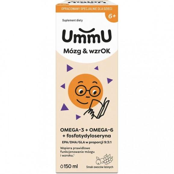 UmmU Mózg & WzrOK 6+, płyn, 150 ml - zdjęcie produktu