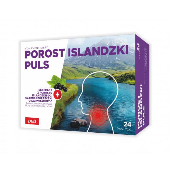 PULS Porost Islandzki, pastylki do ssania, 24 szt. - zdjęcie produktu