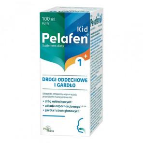 Pelafen Kid 1+ Drogi Oddechowe i Gardło, smak owocowy, płyn 100 ml - zdjęcie produktu