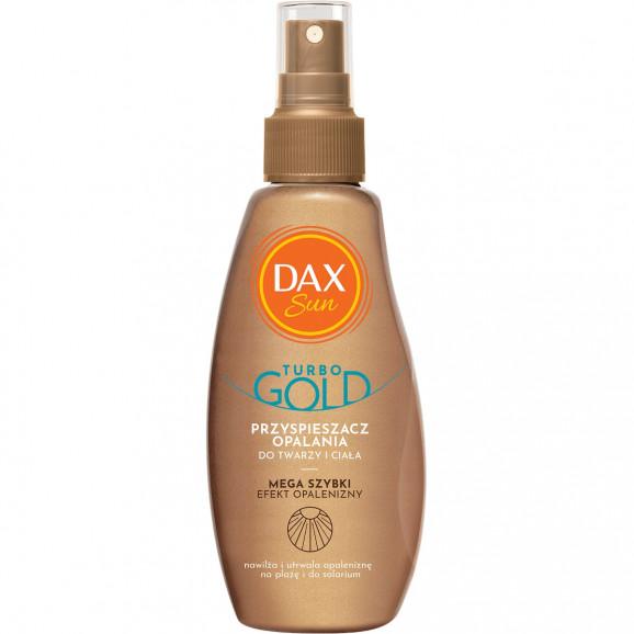 Dax Sun Turbo Gold, przyspieszacz opalania do twarzy i ciała, 200 ml - zdjęcie produktu