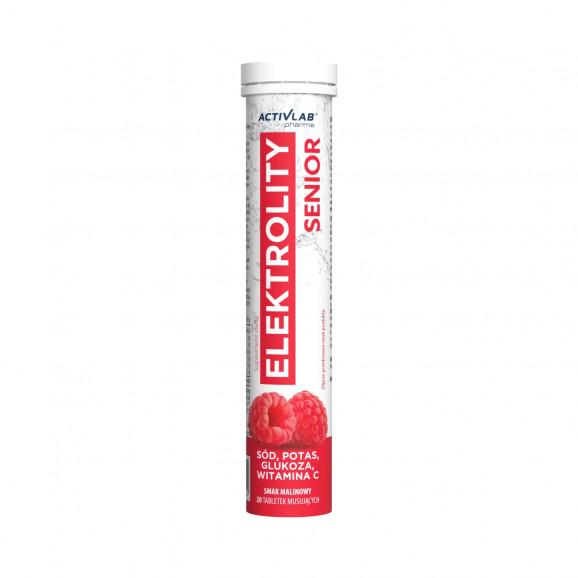 ActivLab Elektrolity Senior, smak malinowy, tabletki musujące, 20 szt. - zdjęcie produktu