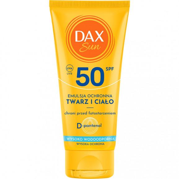 Dax Sun, emulsja ochronna, twarz i ciało, SPF 50, 50 ml - zdjęcie produktu