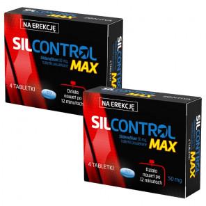 Silcontrol Max 50 mg, tabletki, 2 x 4 szt. - zdjęcie produktu