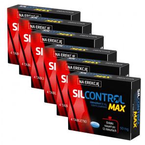 Silcontrol Max 50 mg, tabletki, 6 x 4 szt. - zdjęcie produktu