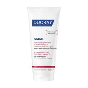Ducray Sabal, szampon do włosów tłustych regulujący wydzielanie sebum, 200 ml - zdjęcie produktu