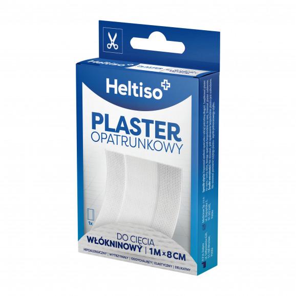 Heltiso, plaster opatrunkowy do cięcia włókninowy, 1 m x 8 cm, 1 szt. - zdjęcie produktu
