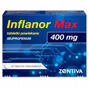 Inflanor Max 400 mg, tabletki powlekane, 50 szt. - zdjęcie produktu