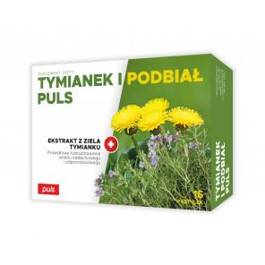 PULS Tymianek i Podbiał, smak miętowy, pastylki do ssania, 16 szt. - zdjęcie produktu