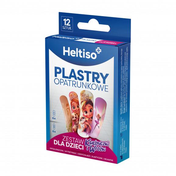 Heltiso Zestaw dla dzieci, Księżniczki i Wróżki, plastry opatrunkowe, 12 szt. - zdjęcie produktu