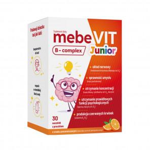 Mebevit B-complex Junior, smak pomarańczowy, saszetki, 30 szt. - zdjęcie produktu
