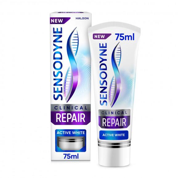 Sensodyne Clinical Repair Active White, wybielająca pasta do zębów, 75 ml Sensodyne Clinical Repair Active White, wybielająca pasta do zębów, 75 ml - zdjęcie produktu