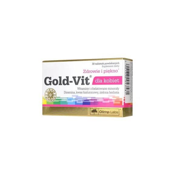 Olimp Gold-Vit dla kobiet, tabletki powlekane, 30 szt. Olimp Gold-Vit dla kobiet, tabletki powlekane, 30 szt. - zdjęcie produktu