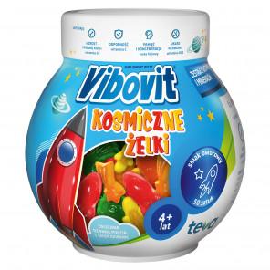 Vibovit Kosmiczne Żelki, owocowy smak, dla dzieci powyżej 4 roku życia, 50 szt. - zdjęcie produktu