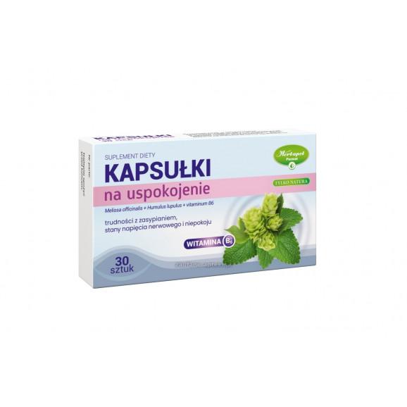 Herbapol Kapsułki na uspokojenie, 30 szt. - zdjęcie produktu
