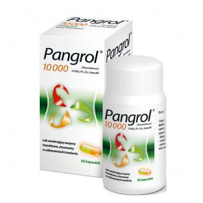 Pangrol 10000, 10000 j.Ph.Eur. lipazy, kapsułki, 50 szt. - zdjęcie produktu