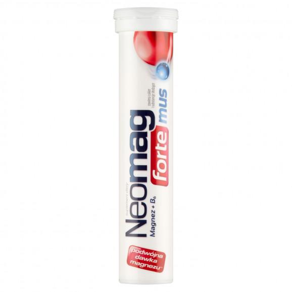NeoMag Forte Mus Magnez + B6 Aflofarm, tabletki musujące, 20 szt. - zdjęcie produktu