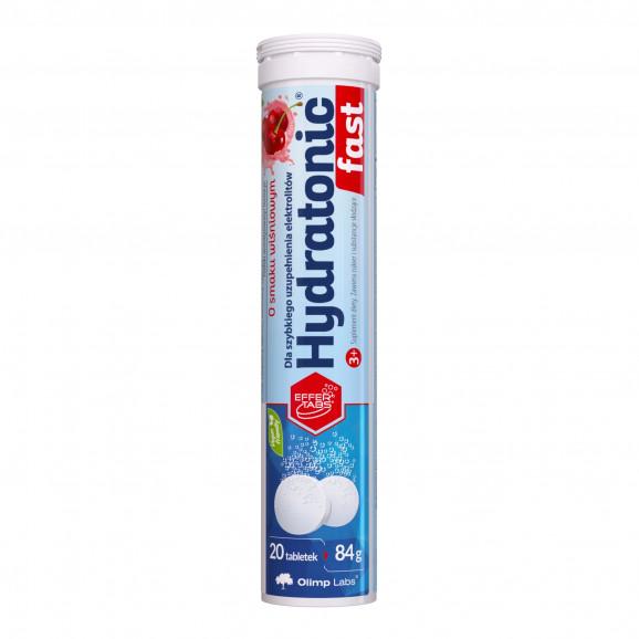 Hydratonic Fast, smak wiśniowy, tabletki musujące, 20 szt. - zdjęcie produktu