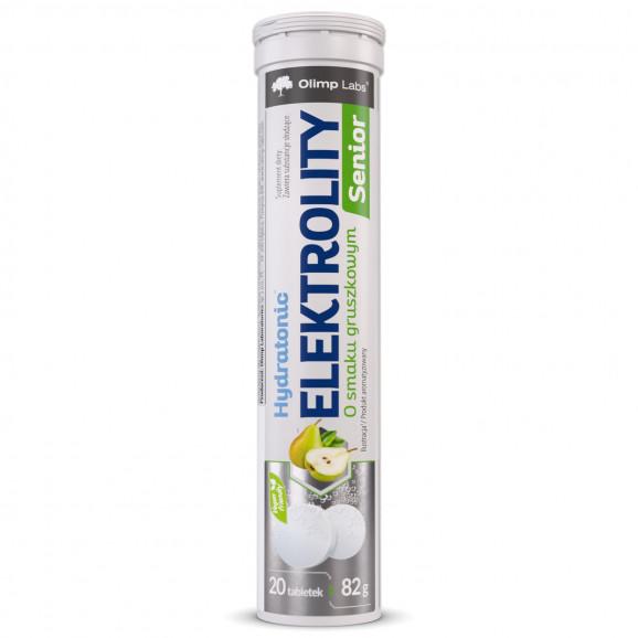 Olimp Hydratonic Elektrolity Senior, smak gruszkowy, tabletki musujące, 20 szt. - zdjęcie produktu