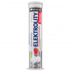 Olimp Hydratonic Elektrolity Senior, smak malinowy, tabletki musujące, 20 szt. - zdjęcie produktu