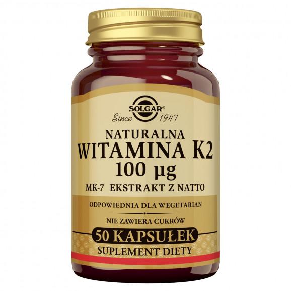 [30.11.2025] Solgar Naturalna Witamina K2, kapsułki, 50 szt., KRÓTKA DATA - [30.11.2025] - zdjęcie produktu