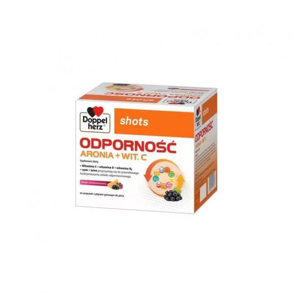 [29.11.2025] Doppelherz shots Odporność, ampułki, 20 szt., KRÓTKA DATA - [29.11.2025] - zdjęcie produktu