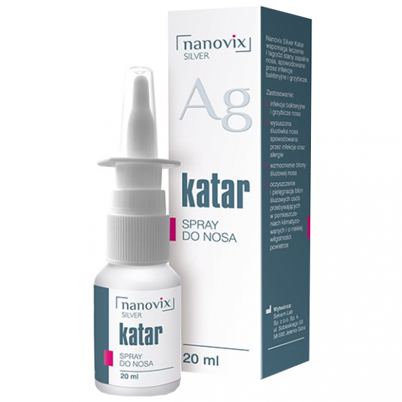 [30.11.2025] Nanovix Silver Katar, spray do nosa, 20 ml, KRÓTKA DATA - [30.11.2025] - zdjęcie produktu