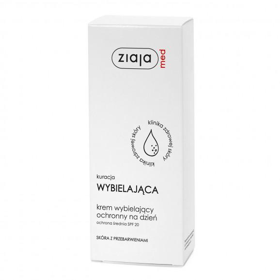 [30.11.2025] Ziaja Med Kuracja wybielająca, krem ochronny, na dzień, SPF 20, 50 ml, KRÓTKA DATA - [30.11.2025] - zdjęcie produktu