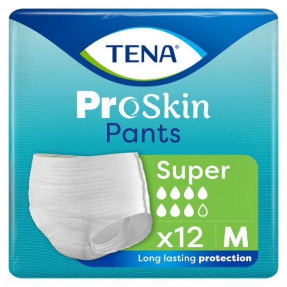 Tena Pants Proskin Super, majtki chłonne, rozmiar M 80-110 cm, 12 szt. - zdjęcie produktu
