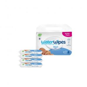 WaterWipes BIO Chusteczki nawilżane, 4 x 60 szt. - zdjęcie produktu